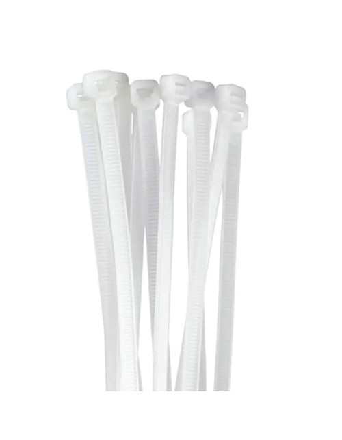 Etelec white nylon cable ties 360x3.5 FB36035