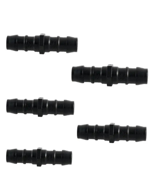 Raccordo diritto Sauermann diametro 10 mm 3/8 nero ACC00901