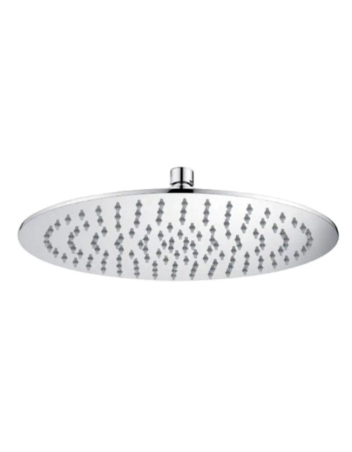 Pomme de douche ronde Athos diamètre 250 mm acier chromé