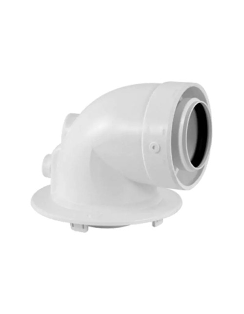 Baxi coaxial codo 90 grados para calderas rebajadas 60/100 KA00049