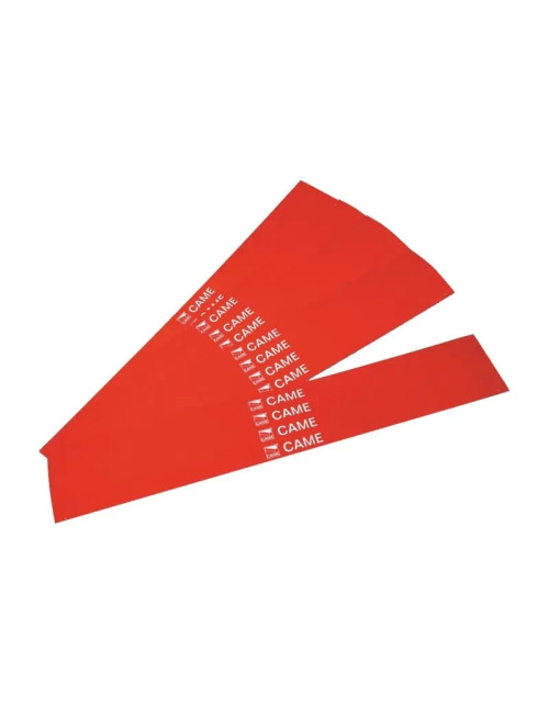 Came adhesive reflective strips for automatic barriers, red 001G02809