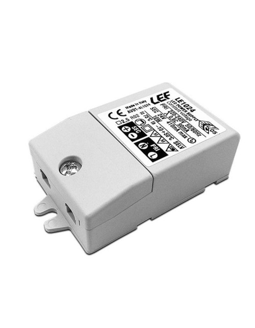 Alimentation pour bande LED LEF 10W 24VDC tension constante IP20 LE1024