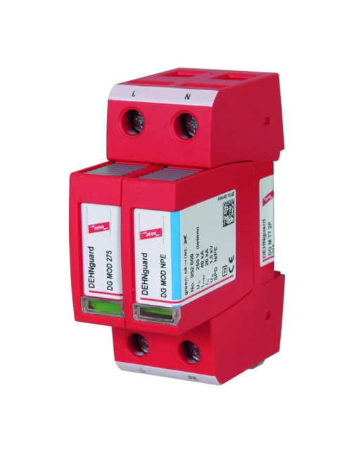 Dehn 40KA Type 2 surge arrester for single-phase TT/TN networks 952110