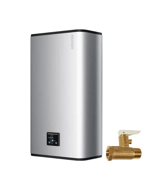 Boiler electric Atlantic Vertigo Steatite 80 litri 65 WIFI Argintiu 841279