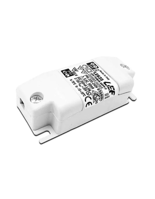 Alimentatore per lampade LED LEF 6W 9-18VDC corrente costante 350mA IP20 LE635