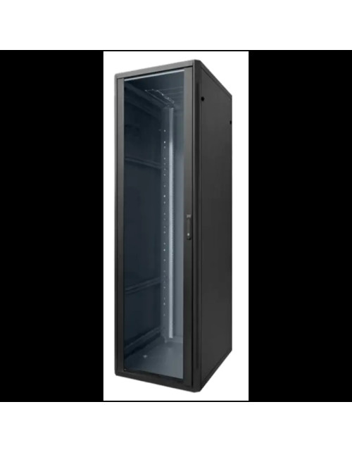 Floor Cabinet Item Rack 42 Units 600X800X1985 Black 20163N