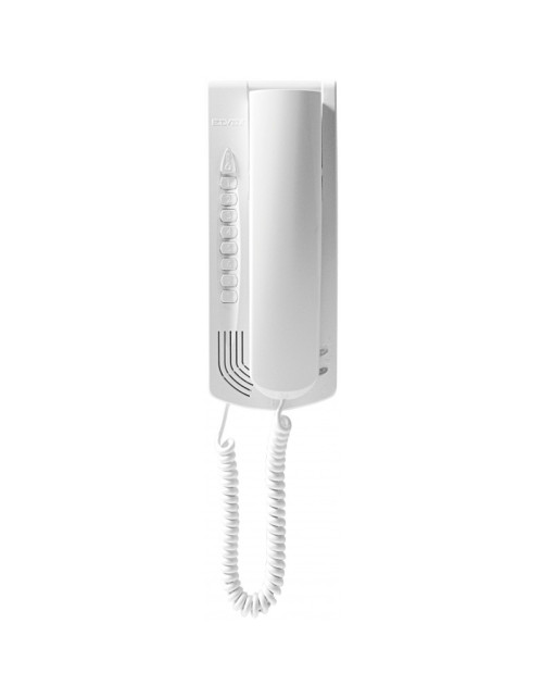 Elvox Petrarca 2 wire plus intercom with 3 buttons, white color 6209