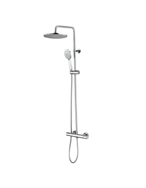 Bossini Cosmo shower column with shower head and support L10069000030008