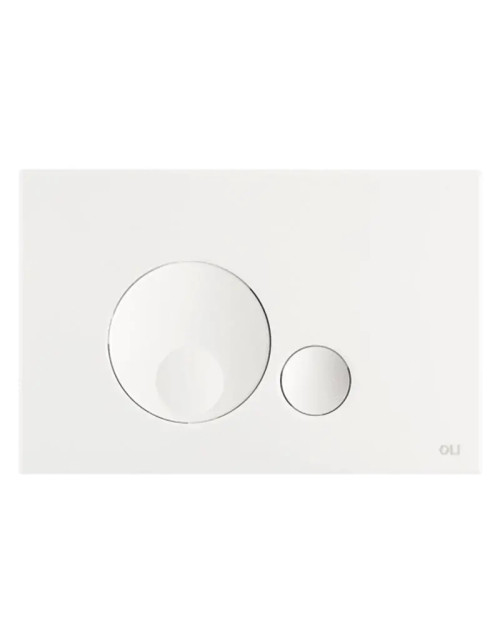 Globe white Oli flush control plate OL0152949