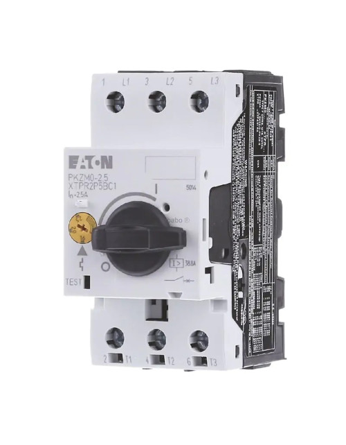 Eaton PKZM0-2.5 motor protection 1.6-2.5A 3 modules 3 poles 072736