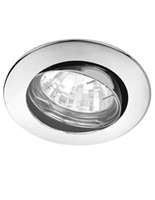 Nobile adjustable GU10 chrome recessed spotlight 4112/H/CR