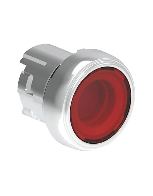 Bouton lumineux rouge rasé Lovato Platinum LPSBL104