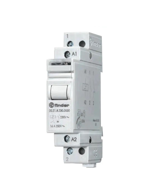 Finder pulse relay single-pole DIN connection 230V 20.21.8.230