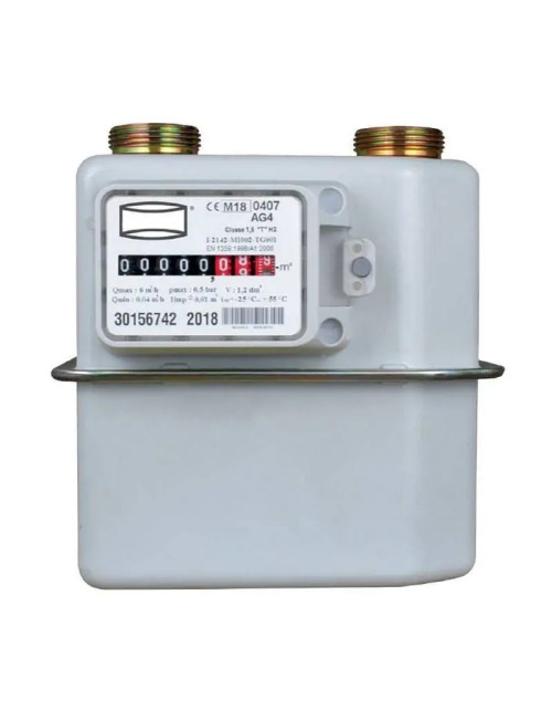 Ferrari G4 diaphragm gas meter for domestic use in steel 010940