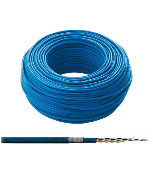 Beta Cavi Anti-Nagetier-Kabel U/UTP-Kabel Cat 6 Duraflam LSZH Mantel Blau