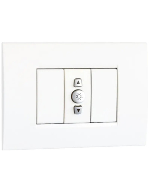 Dimmer da incasso Vemer per serie civili 1 modulo bianco VE772200