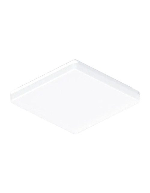 Plafonnier LED carré Novalux Luna 19W 4000K blanc 104320.01