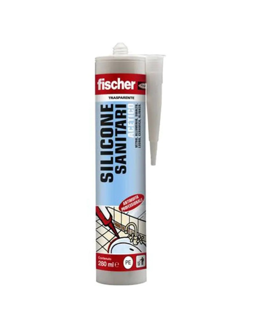 Fischer SAS 280 silicona sanitaria acética transparente 00009362