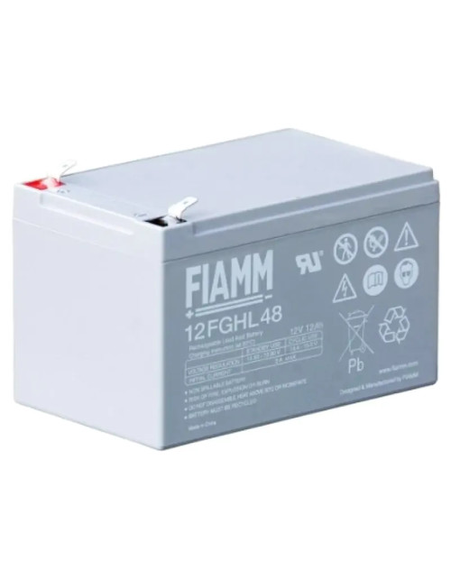 Batería Fiamm 12V 12AH para SAI 12FGHL48