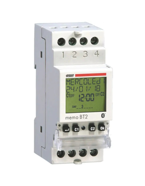Vemer Memo BT2 VE767700 digital electronic time switch