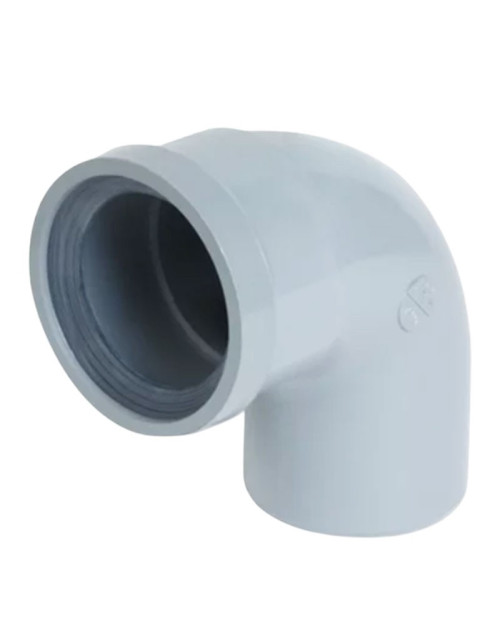 Coude enfichable Redi M/F 90 degrés, diamètre 40 mm, en PVC 071045N