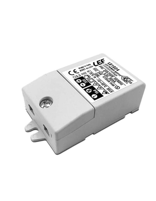 Power supply for LEF LED strip 10W 12VDC constant voltage IP20 LE1012
