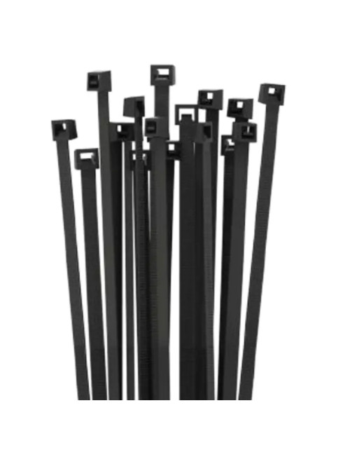 Attaches de fixation ETELEC noires 135X2,5 mm 100pcs. FN13525