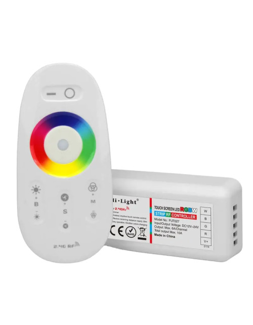 Nobile RGBW-Steuergerät mit Touch-Fernbedienung für 5930/RGBW-LED-Streifen