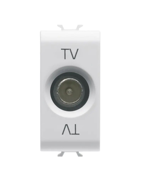 Gewiss Chorus pass-through TV socket GW10363