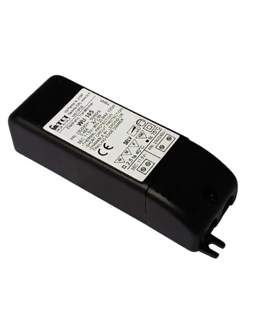 Trasformatore elettrico per lampade TCI 150W 230/12V nero 119720