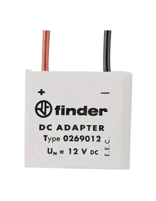 Finder adapter for use with 12VDC 0269012