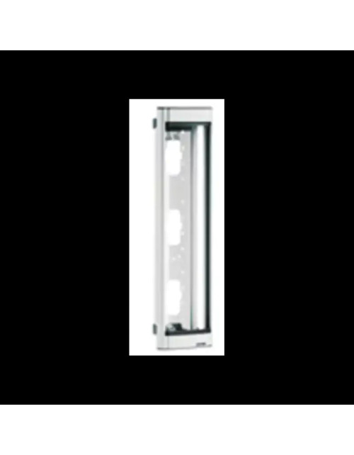 Elvox module holder frame with 3 vertical modules gray 8093