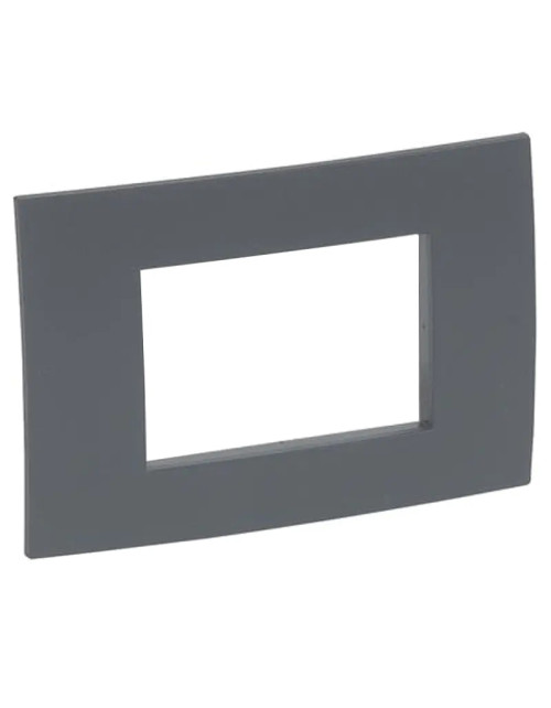 Placa Legrand Vela quadra serie 503, color antracita 682616