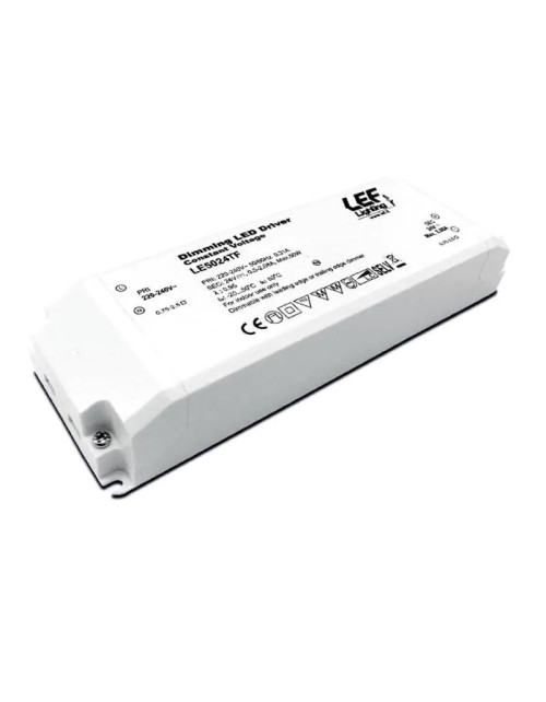 Fuente de alimentación para tira LED LEF 50W 12VDC tensión constante IP20 LE5012TF