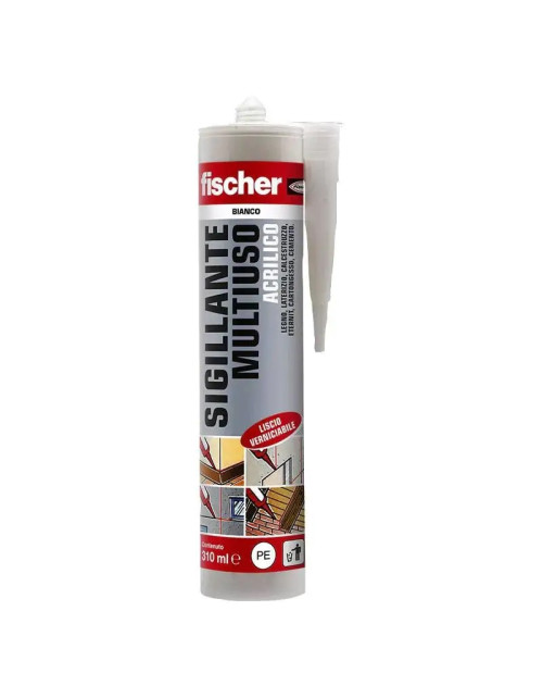 Fischer mastic acrylique polyvalent pour intérieurs 310 ml 00009386