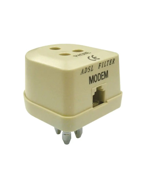 Melchioni ADSL filter three-pole plug socket 433329835