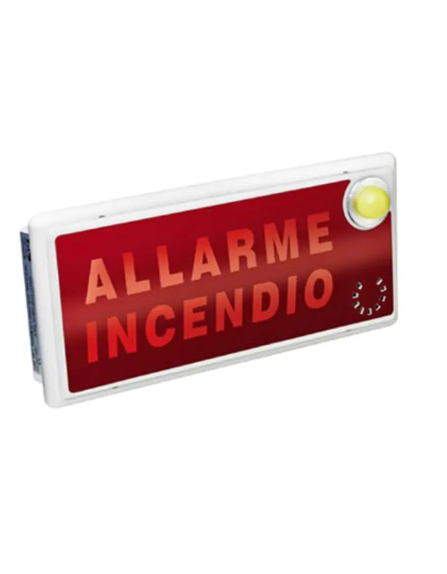 Panel de alarma contra incendios acústico óptico Urmet 1043/253