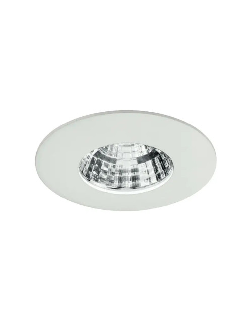 Foco LED ventilador empotrable blanco 6W 5500K IP44 INC-NADIR-R6F