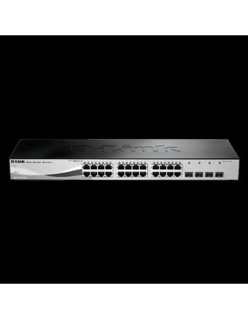 Switch D-Link 24P 10/100/1K+4SFP SMART DGS-1210-28