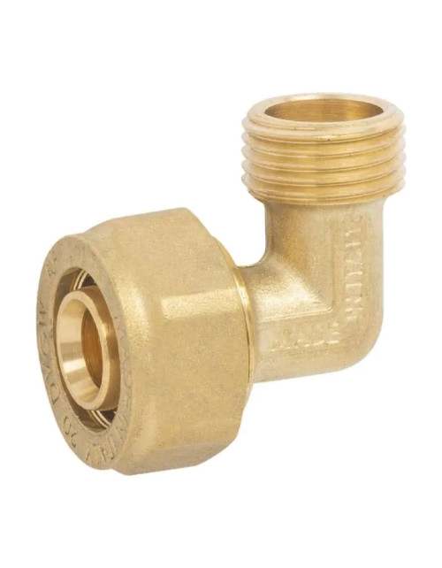 Ape M 3/4 x 20 mm brass elbow fitting 3753F342020