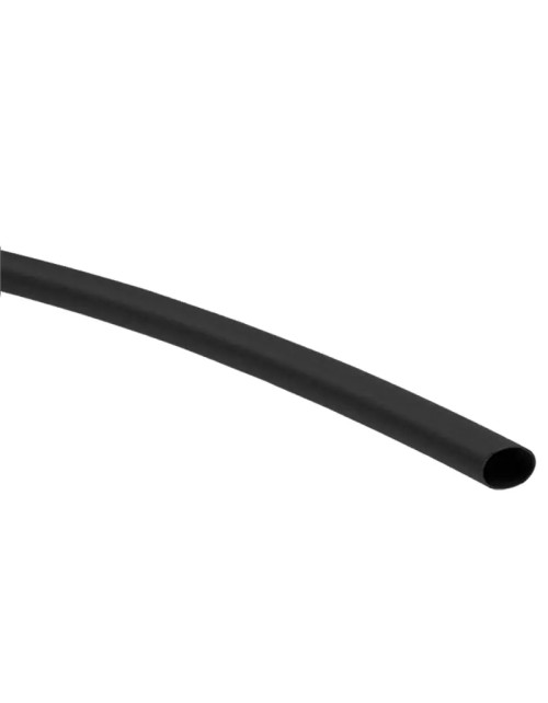 Etelec heat shrink tubing 2.4 reduces to 1.2 Black 1m GT1106