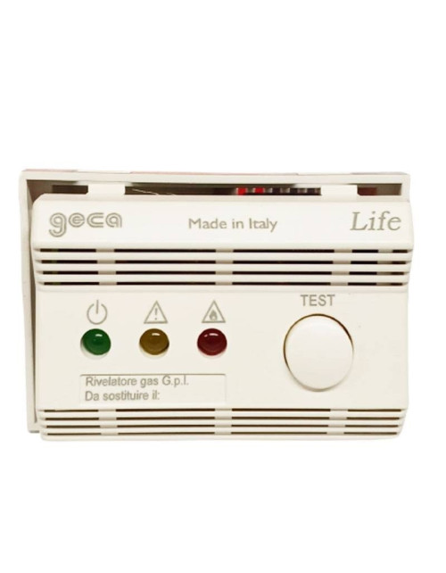 Geca Life detector de gas GLP empotrable para 503 blanco 230VAC 36900681