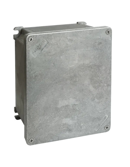 Palazzoli junction box 100x100x59 mm aluminum 520009