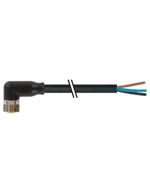 Conector Murr M8 hembra 90° con cable 4P 4A 1,5 kV 5m 7000081016110500