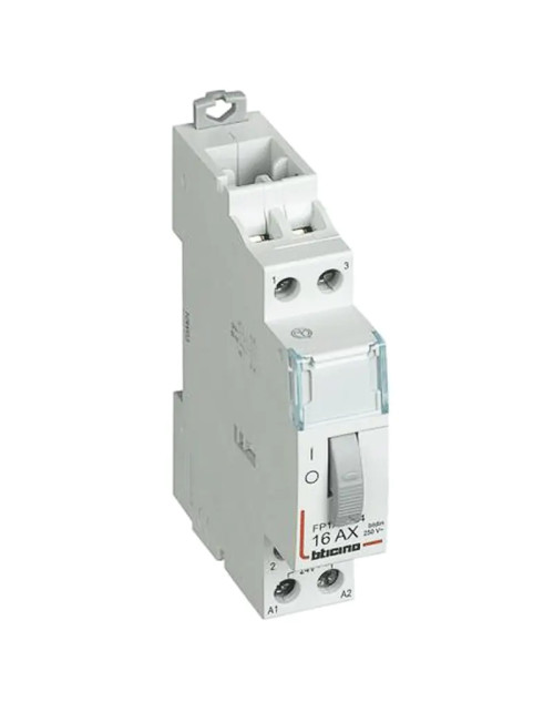 Bticino step/step relay 1NO 16A 1 module FP1A1N230