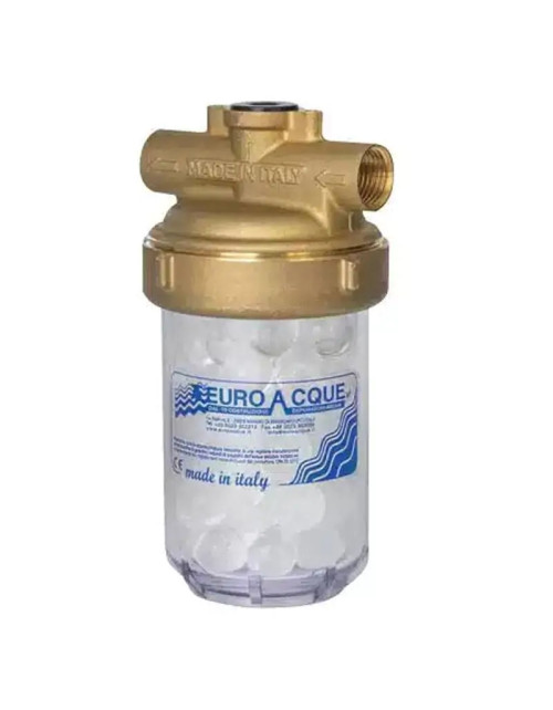 Ball dispenser with filter Euroacque 3-way connections 1/2 CONDSIL1