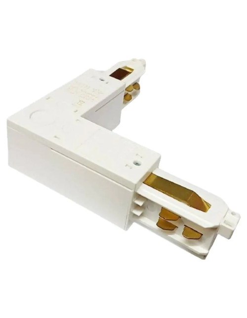 L-shaped joint for Ilmas tracks internal polarity white 9605A231