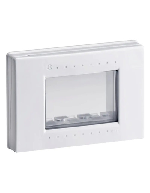 Bocchiotti blanc IP55 02769 plaque étanche 3 modules