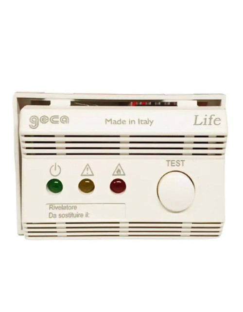 Geca Life détecteur de gaz méthane encastrable pour 503 blanc 230VAC 36900680