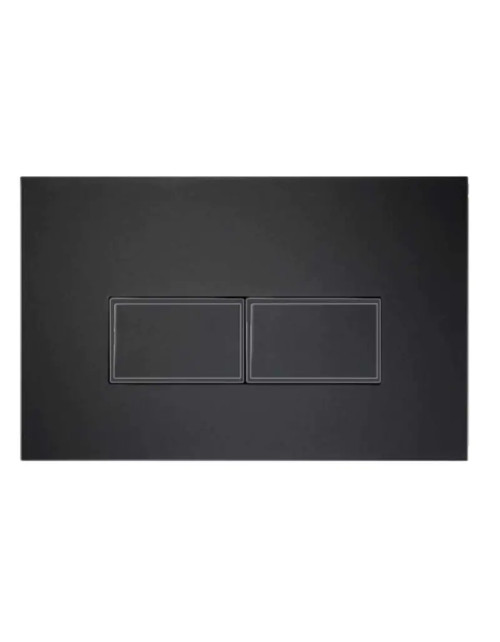 Placa de control Pucci Eco Linea para casetes acrílicos negro mate 80160560/8881